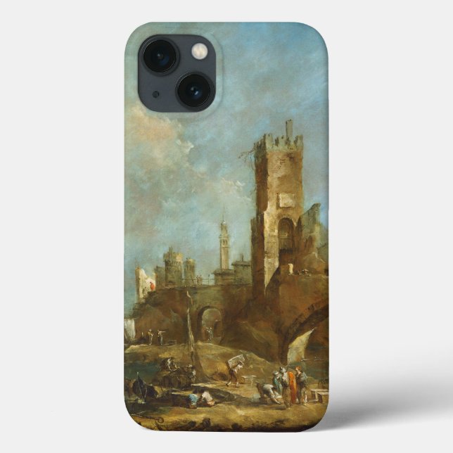 Capriccio of a Harbor Case-Mate iPhone Case (Back)