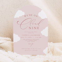 CAPRICE Blush Pink Cloud Nine Arched Baby Shower