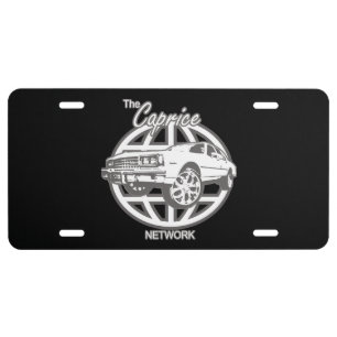 Caprice Network World Wide License Plate