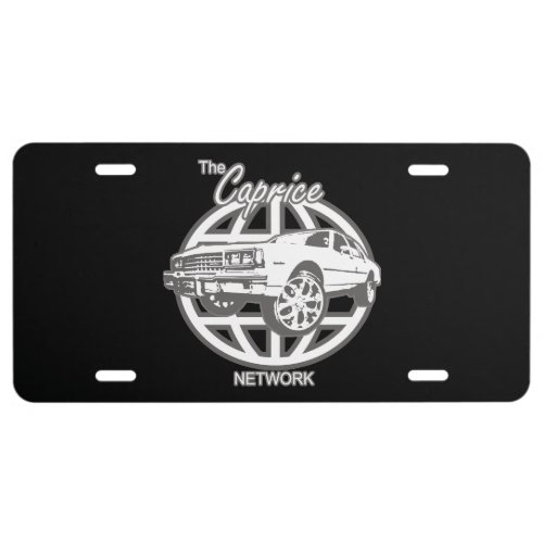 Caprice Network World Wide License Plate