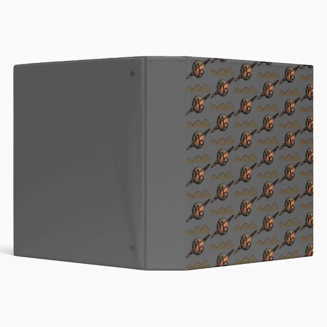 Capricorn 3 Ring Binder (Background)