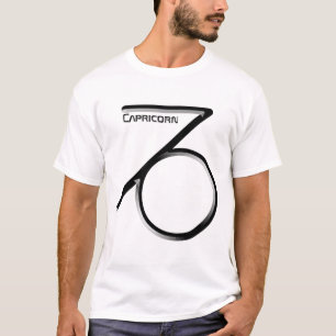 CAPRICORN, Abstract Design of the Zodiac Sign, T-Shirt