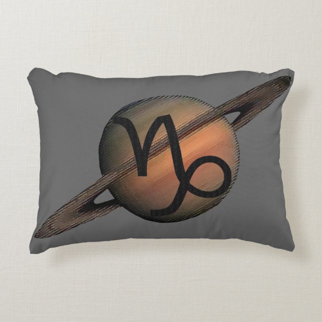 Capricorn Accent Pillow (Front)
