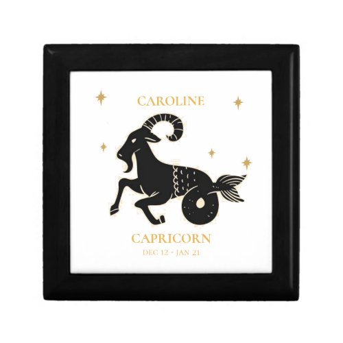 Capricorn  Astrological Zodiac Sign Name Gift Gift Box