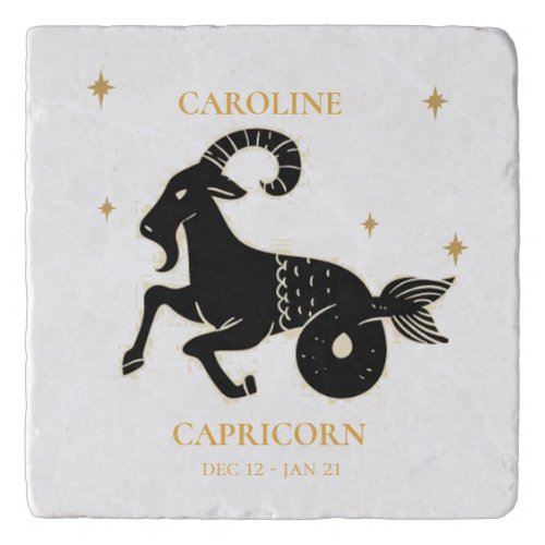 Capricorn  Astrological Zodiac Sign Name Gift Trivet