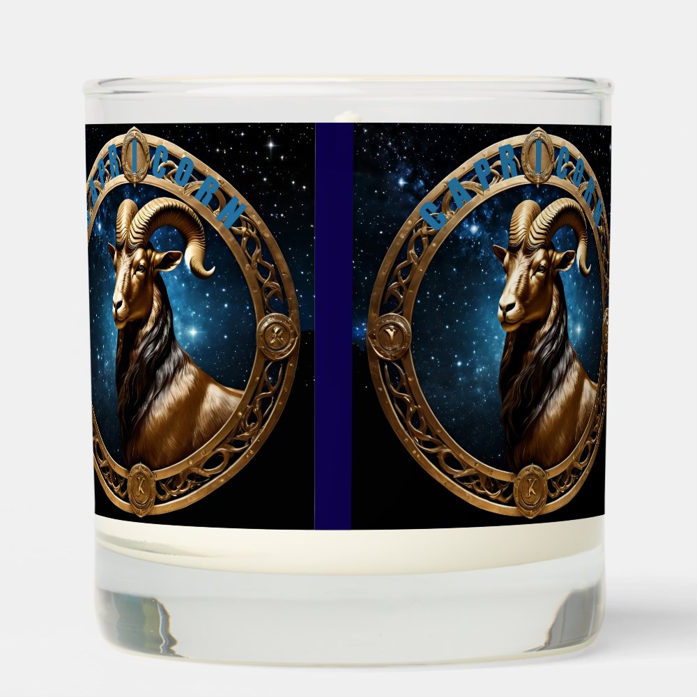 Capricorn Astrology Sign Scented Candle