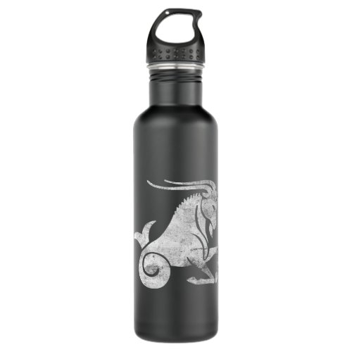 CAPRICORN ASTROLOGY ZODIAC SIGN DECORATIONS WOMEN  STAINLESS STEEL WATER BOTTLE