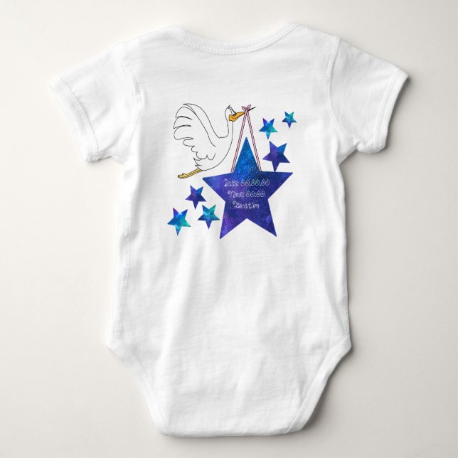 Capricorn Baby Bodysuit (Back)