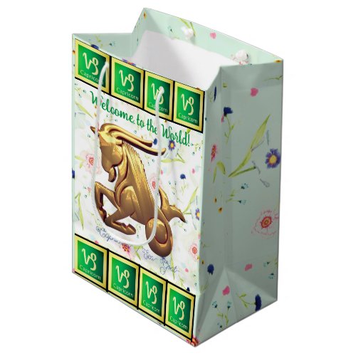 Capricorn Baby _ Sea Goat Dec 22 _ Jan 19  Mediu Medium Gift Bag
