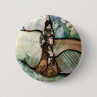 Capricorn Belly Dancer Button