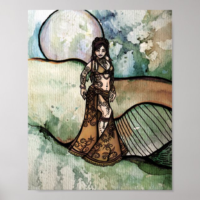 Capricorn Belly Dancer                             Poster (Front)