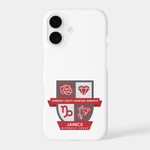 Capricorn Birthday Crest™ for January 1-19 iPhone 17 Case