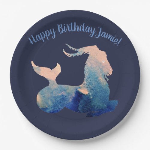 Capricorn   Birthday Custom Paper Plates
