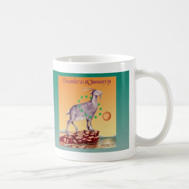 Capricorn Birthday Mug (Right)