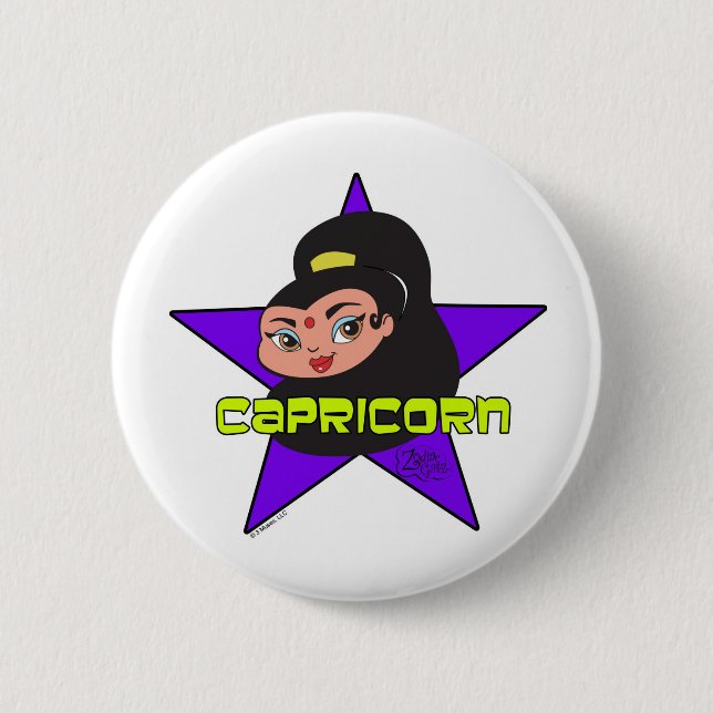 Capricorn Button (Front)