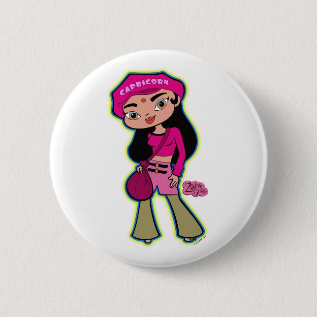 Capricorn Button (Front)