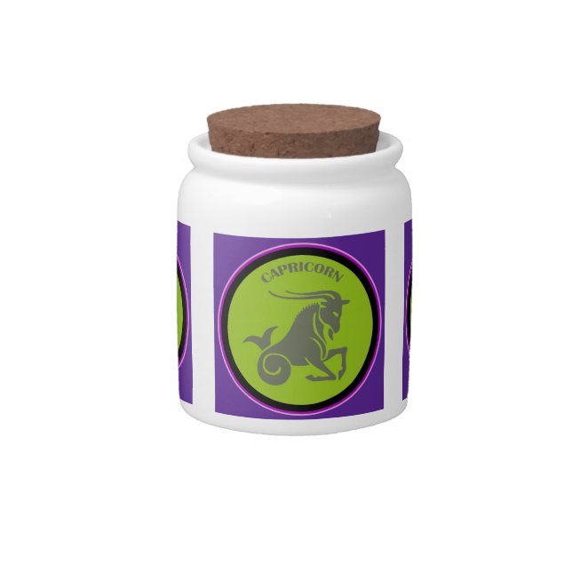 Capricorn Candy Jar (Front)