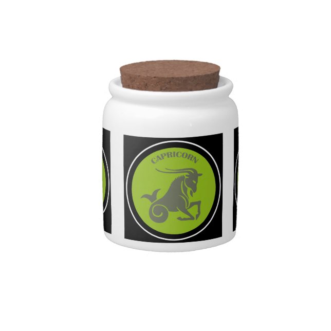 Capricorn Candy Jar (Front)