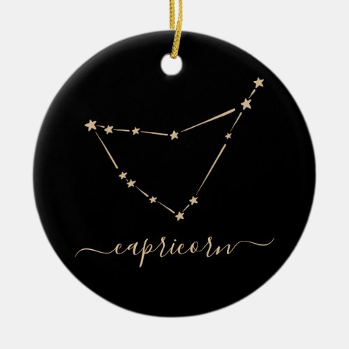 Capricorn Constellation Ceramic Ornament