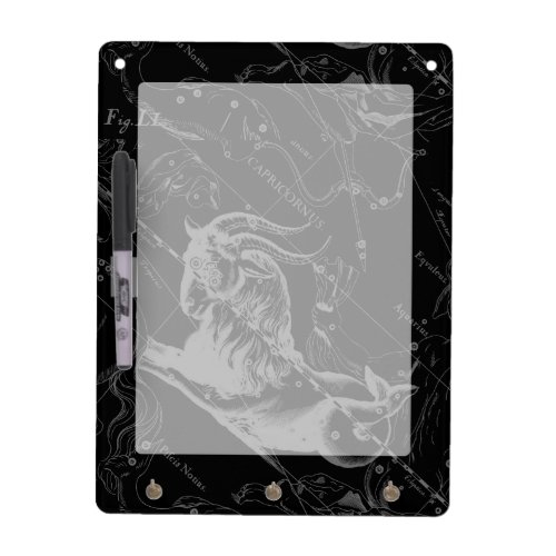 Capricorn Constellation Hevelius 1690 Engraving Dry_Erase Board