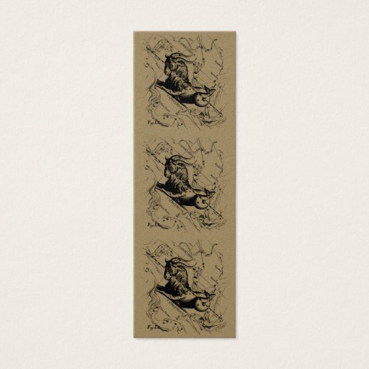 Capricorn Constellation Hevelius 1690 on Taupe (Front)