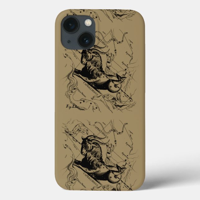 Capricorn Constellation Map Hevelius circa 1690 Case-Mate iPhone Case (Back)
