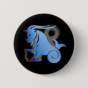Capricorn- Designer Zodiac Button
