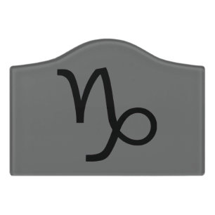 Capricorn Door Sign