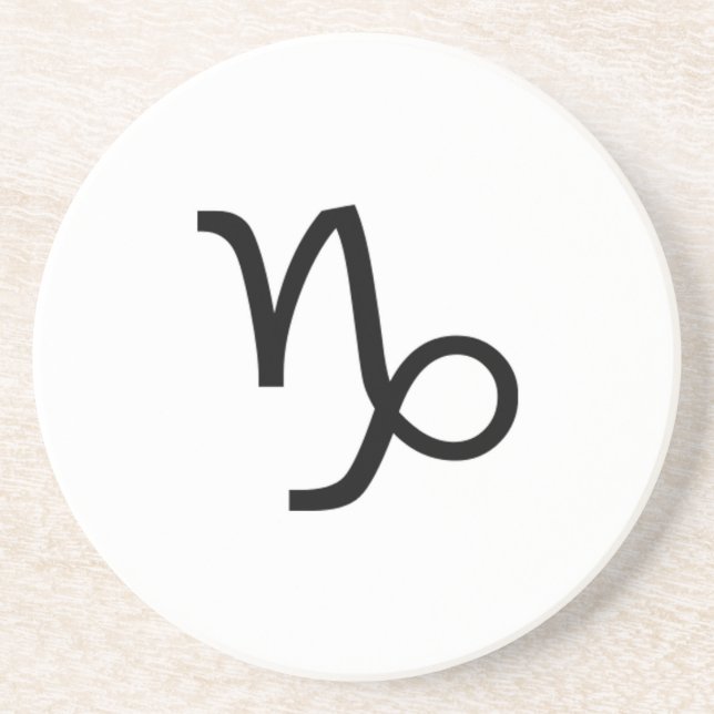 Capricorn Drink Coaster (Front)