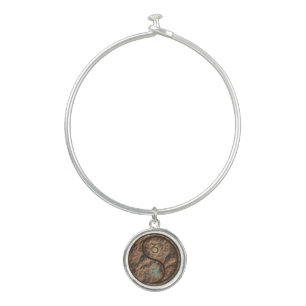 Capricorn & Earth Dog Bangle Bracelet