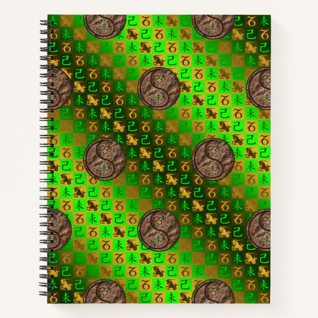 Capricorn & Earth Goat Notebook (Front)