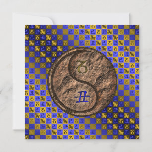 Capricorn & Earth Ox Card