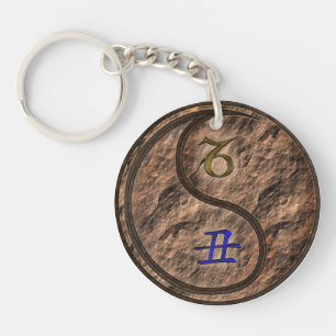 Capricorn & Earth Ox Keychain