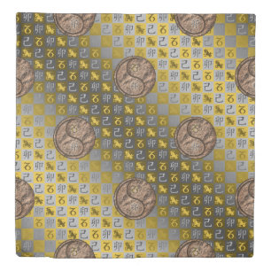 Capricorn & Earth Rabbit Duvet Cover