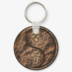 Capricorn & Earth Rat Keychain
