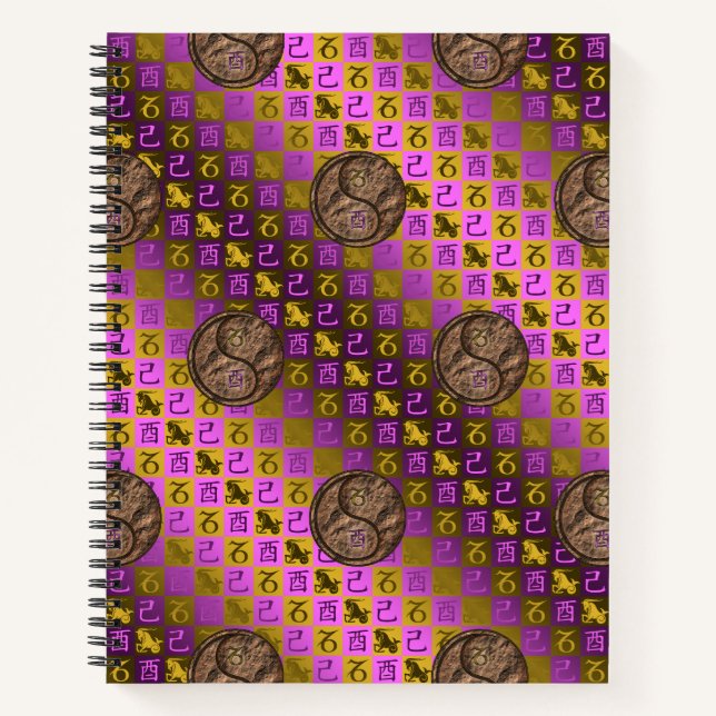 Capricorn & Earth Rooster Notebook (Front)
