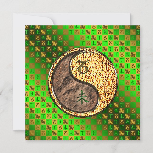 Capricorn & Fire Goat Card (Front)