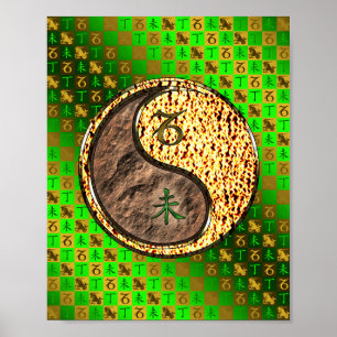 Capricorn & Fire Goat Poster