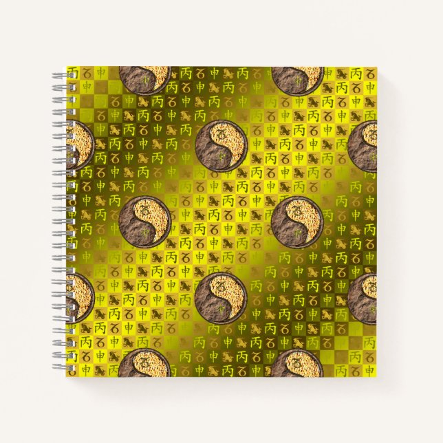 Capricorn & Fire Monkey Notebook (Front)