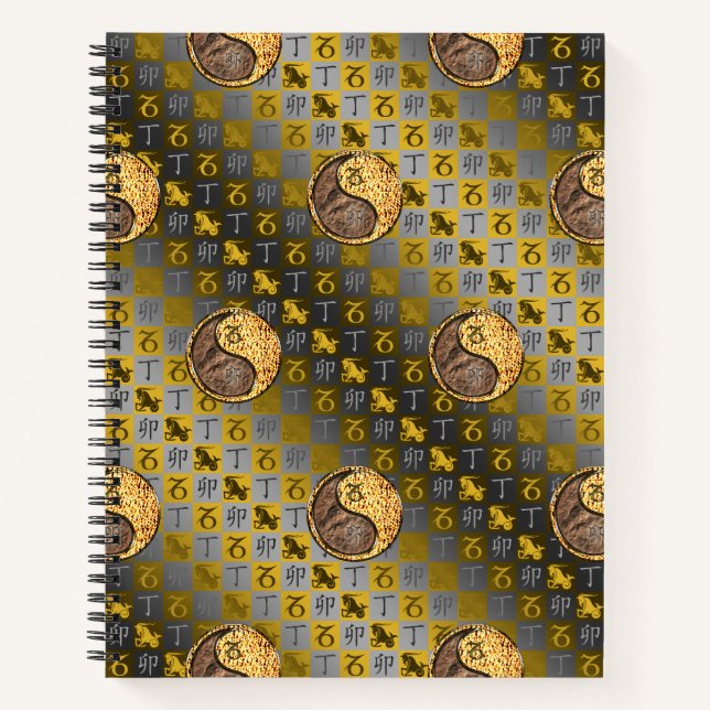 Capricorn & Fire Rabbit Notebook (Front)