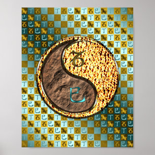 Capricorn & Fire Snake Poster