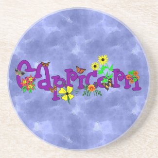 Capricorn Flowers Coaster