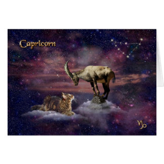 Capricorn for Cat Lovers Cards