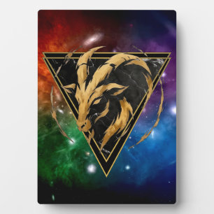 Capricorn Galaxy Zodiac Astrology Plaque