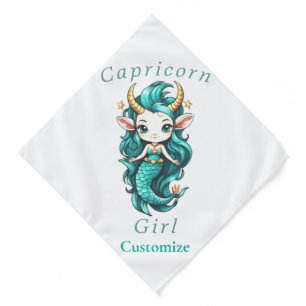 Capricorn Girl Mermaid Thunder_Cove Bandana
