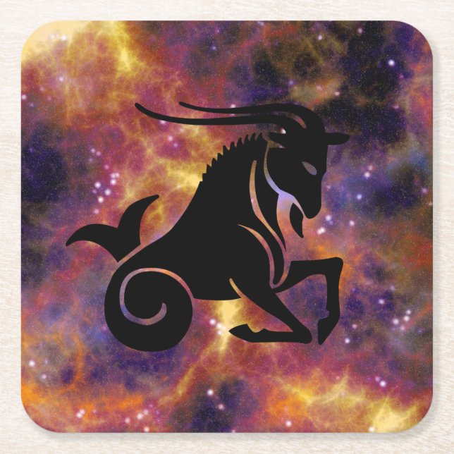 capricorn goat coasters (Front)