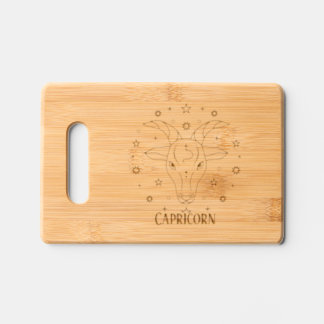 Capricorn Goat Design  Engraved Cutting Board