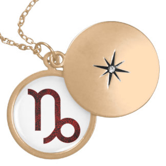 Capricorn Gold Plated Necklace