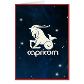 Capricorn Greeting Card