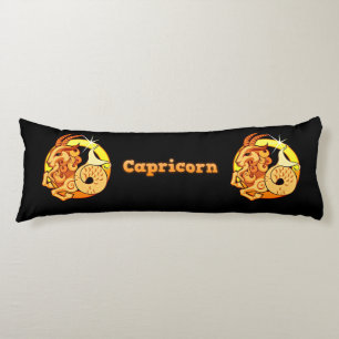 Capricorn illustration body pillow